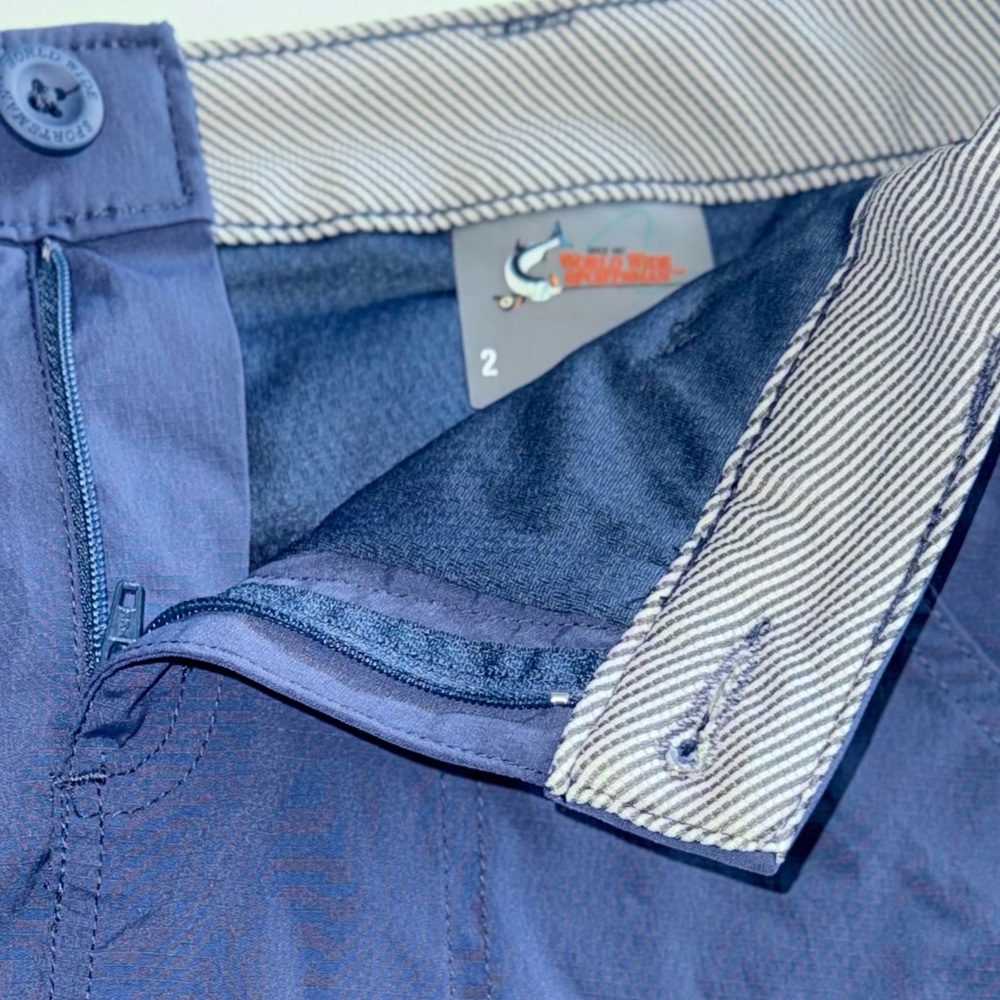World Wide Sportsman-Bass Pro Shops Navy Nylon hiking skort SZ 2 tennis outdoor - Picture 7 of 11